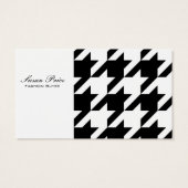 Black and White Houndstooth (Back)