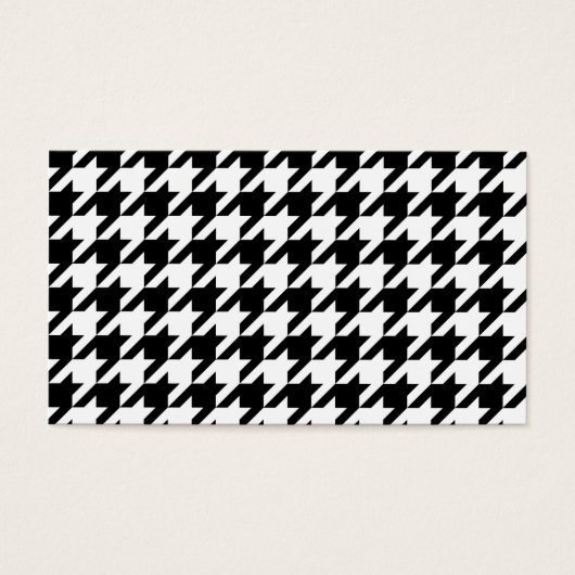 Black and White Houndstooth (Front)