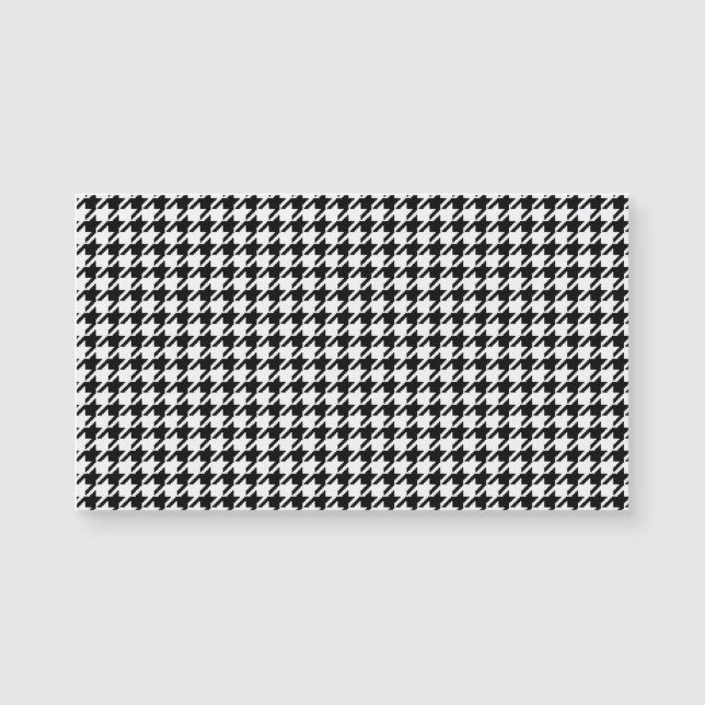 Black and White Houndstooth by Shirley Taylor (Front)