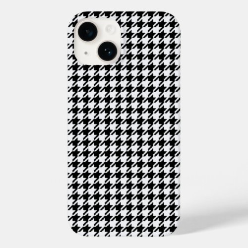 Black and White Houndstooth by Shirley Taylor Case_Mate iPhone 14 Case