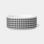 Black and White Houndstooth Pattern Bowl<br><div class="desc">Black and White Houndstooth Pattern</div>