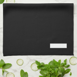 Black and white Hyphen Kitchen Towel