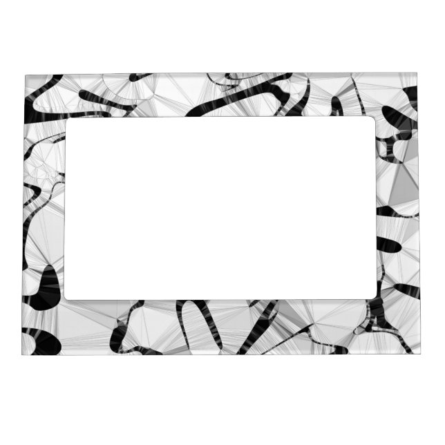 Black and White in Motion Magnetic Frame (Front)