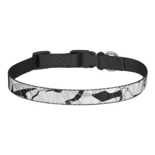 Black and White in Motion Pet Collar