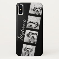 Black and White Instagram Photo Collage iPhone X Case Black and White Instagram Photo Collage iPhone X Case