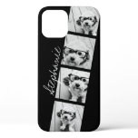 Black and White Instagram Photo Collage iPhone 12 Case Black and White Instagram Photo Collage iPhone 12 Case