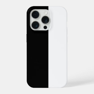Black and White iPhone 15 Pro Case