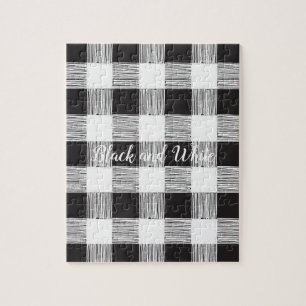 Black and White Jigsaw Puzzle