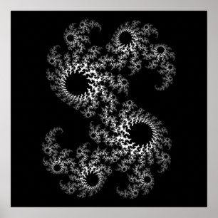 Black and White Julia 324048 Poster