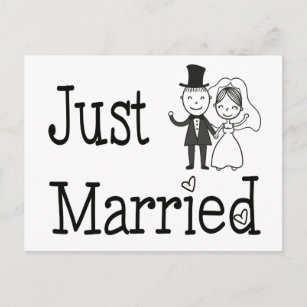 Just Married Gifts Newlywed Gifts Honeymoon Gifts Announcement