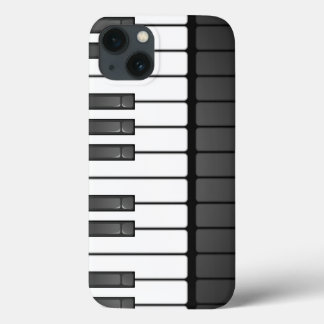 Black and White Keyboard Design iPad Case