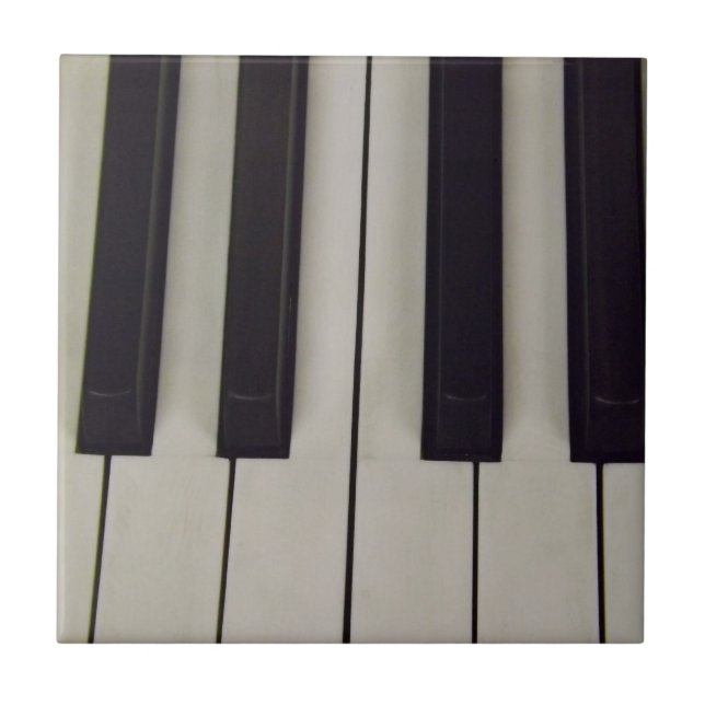 Black and White Keys Tile (Front)