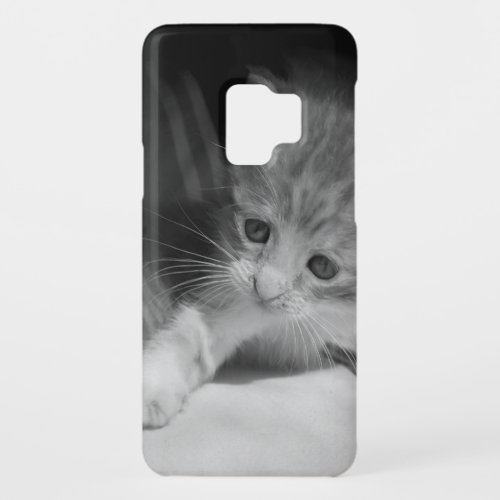 Black and White Kitten Photograph Case_Mate Samsung Galaxy S9 Case