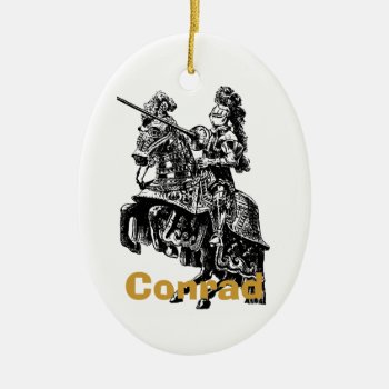 Black And White Knight Ornament by Hannahscloset at Zazzle