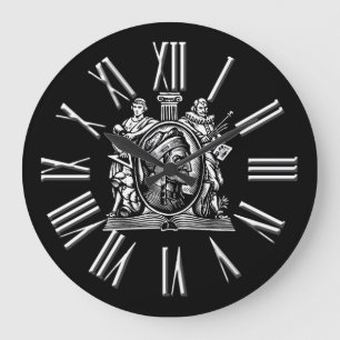 Black and White Knowledge Clock