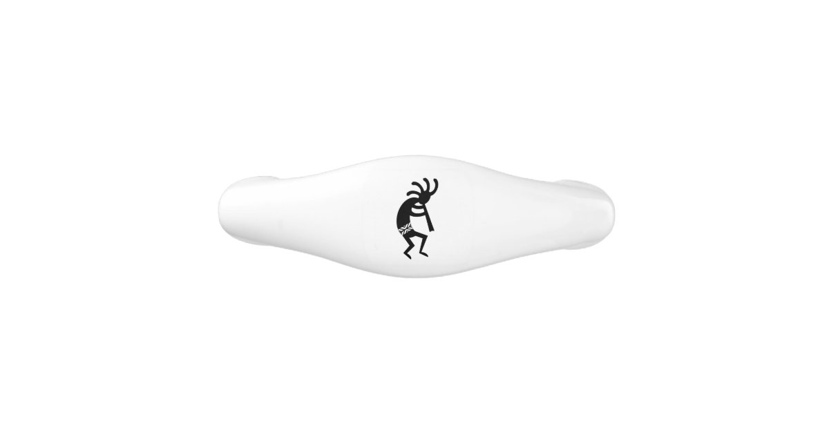 Black And White Kokopelli Pattern Southwest Design Ceramic Drawer