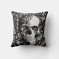 Victorian Gothic Throw Pillow by Kristy Patterson Design