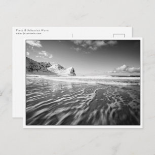 Black and White Landscape Photo Postcard