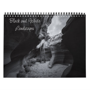Black and White Landscape Photography Calendar