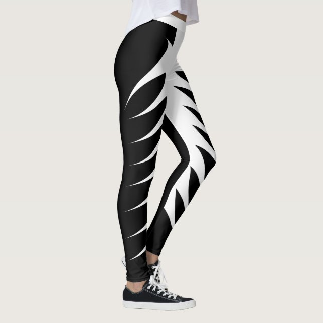 Black and White Leggings (Right)