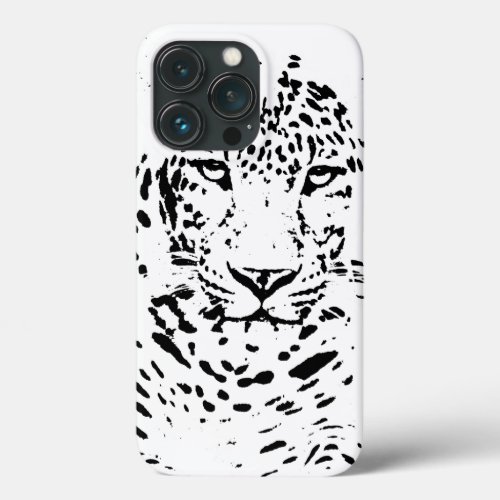 Black and White Leopard Case_Mate iPhone Case