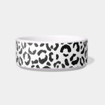 Black and  White Leopard Print         Bowl<br><div class="desc">Black and White Leopard Print</div>