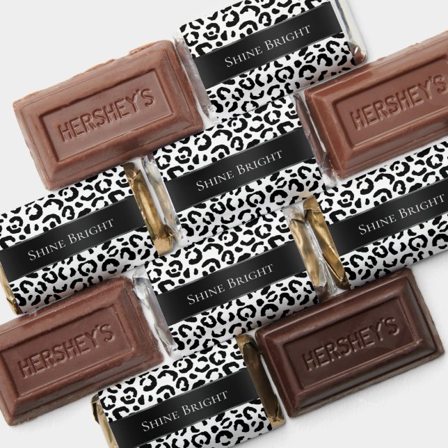 Black and White Leopard Print Hershey's Miniatures (Assorted)