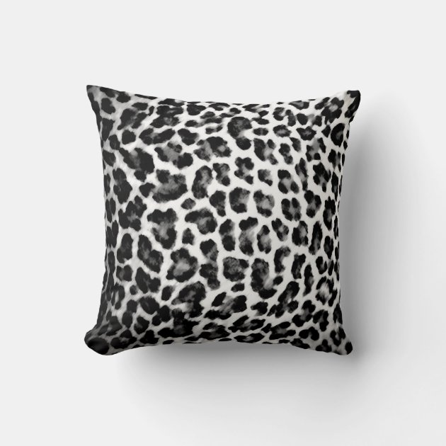 Black and white animal best sale print pillows