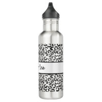 Simple Modern: Laser Engraved 24oz Leopard Stainless Steel Tumbler