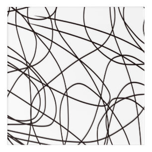 Black and white line art