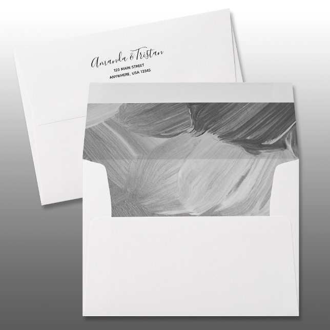 Black and White Lined Envelope (Creator Uploaded)