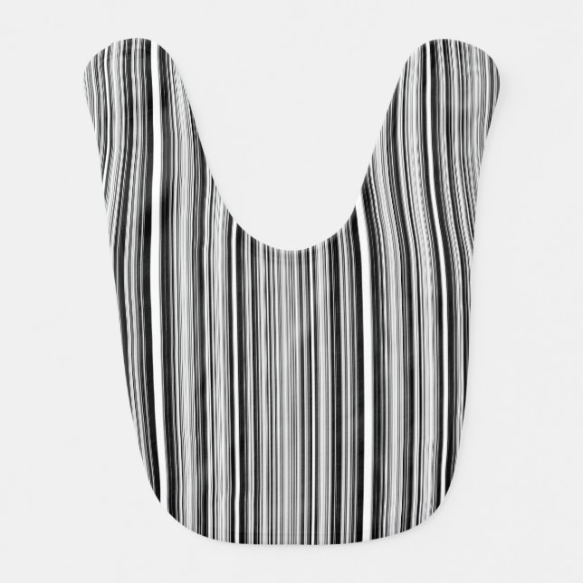 Black And White Lines Bib (Front)