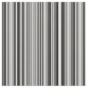 Black And White Lines Fabric