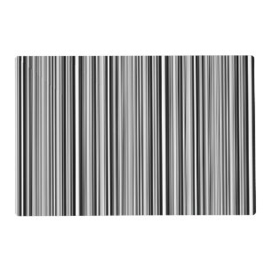 Black And White Lines Placemat