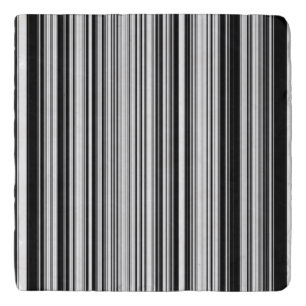 Black And White Lines Trivet