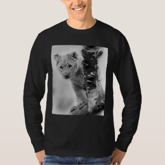 Black And White Lion Cub T-Shirt