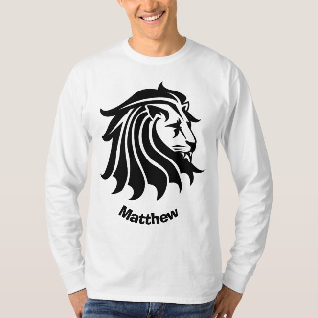 Black and White Lion Sweatshirt