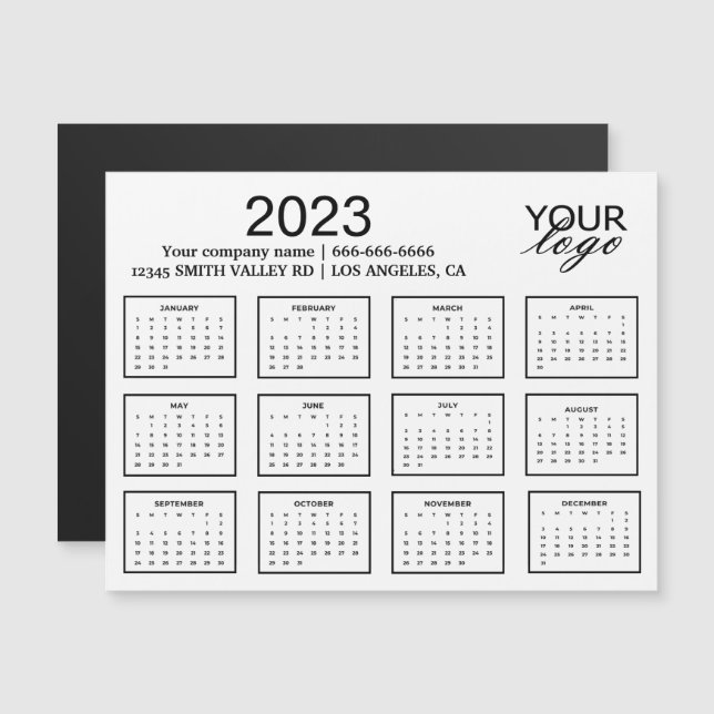 Black and white logo 2023 (Front/Back)