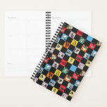 Black and White LOONEY TUNES™ in Colorful Checker Planner