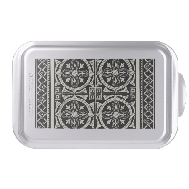 Black and White Mandala Motif by Vision Studio Cake Pan (Front)