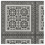 Black and White Mandala Motif by Vision Studio Fabric
