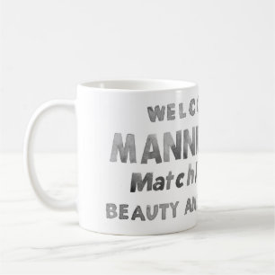 Black and White Manning Mug