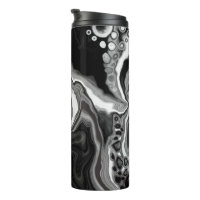 24 oz Marble Chilly Tumbler White Marble