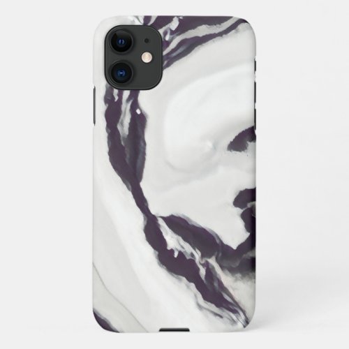 Black and White Marble iPhone 11 Case