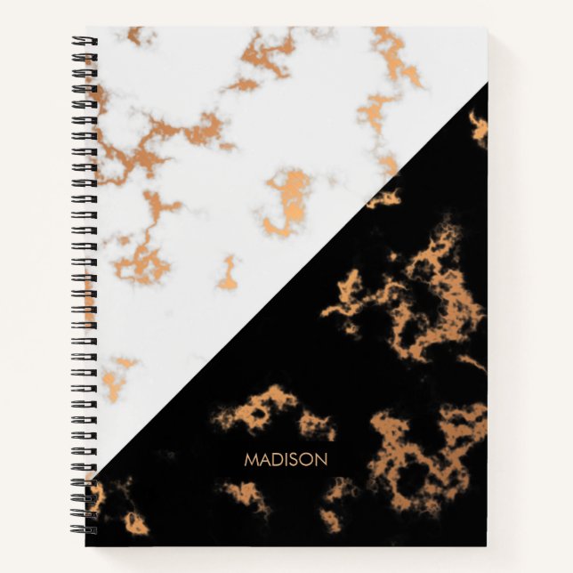 Black and White Marble Notebook (Front)