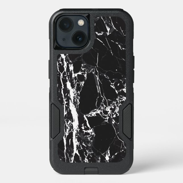 Black and White Marble Otterbox D Iphone 6/6s Case (Back)