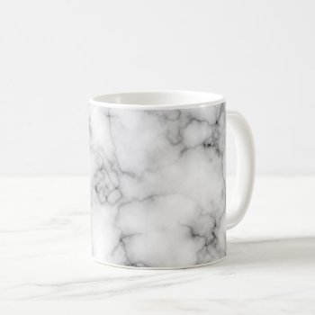 Black And White Marble Stone Coffee Mug by bestgiftideas at Zazzle