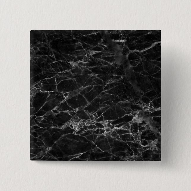 Black and White Marble Texture Button (Front)