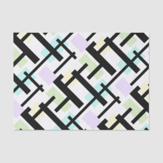 Black and White Marquee Tissue Paper