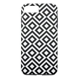 Black and White Meander iPhone 8 Plus Tough Case